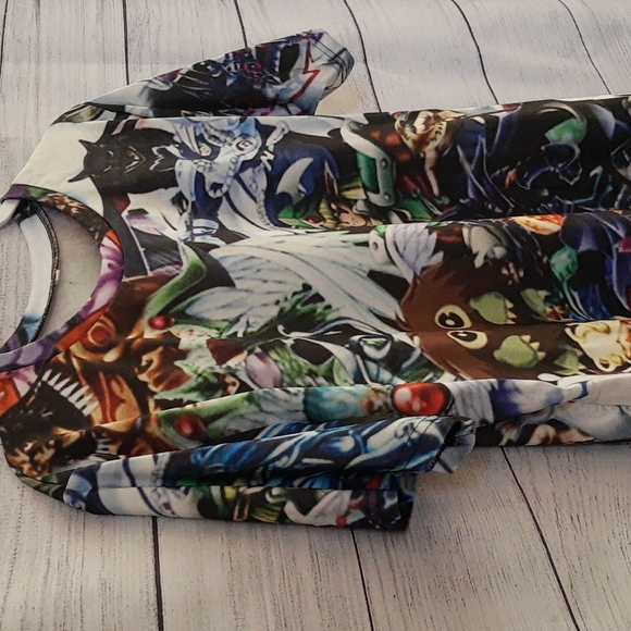 Yu-Gi-Oh Monsters Inspired 3D Sublimation Print Yugioh Graphic Tee M - Picture 2 of 9